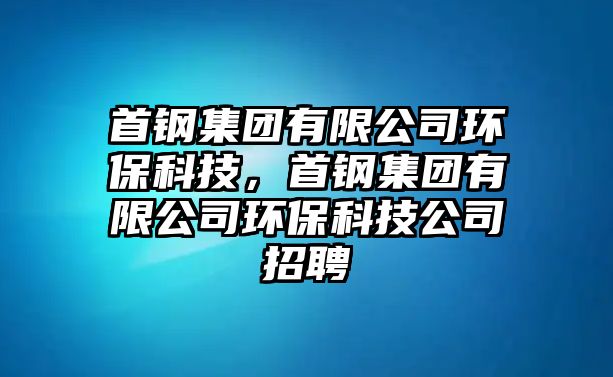 首鋼集團有限公司環(huán)保科技，首鋼集團有限公司環(huán)?？萍脊菊衅? class=