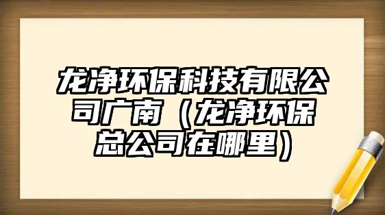 龍凈環(huán)?？萍加邢薰緩V南（龍凈環(huán)?？偣驹谀睦铮? class=