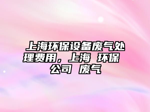 上海環(huán)保設(shè)備廢氣處理費(fèi)用，上海 環(huán)保 公司 廢氣