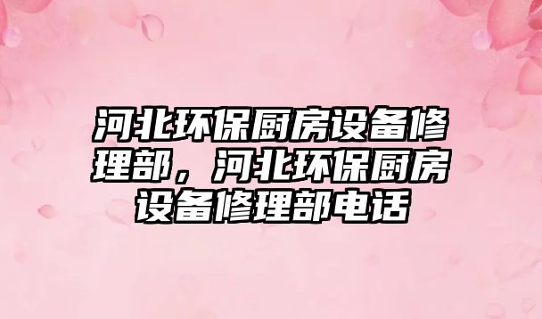 河北環(huán)保廚房設備修理部，河北環(huán)保廚房設備修理部電話